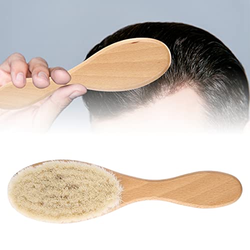Hair Cleaning Brush, Hair Brush for Women Men Wool Hair Brush - Image 3