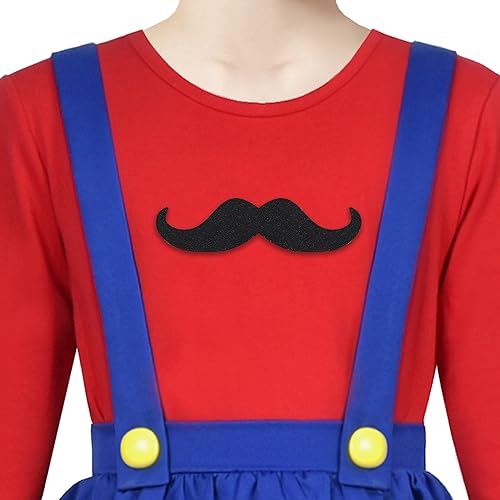Image of Sunny Fashion 2 Pieces Set Girls Dress T-Shirt Suspender Skirt Halloween Cosplay