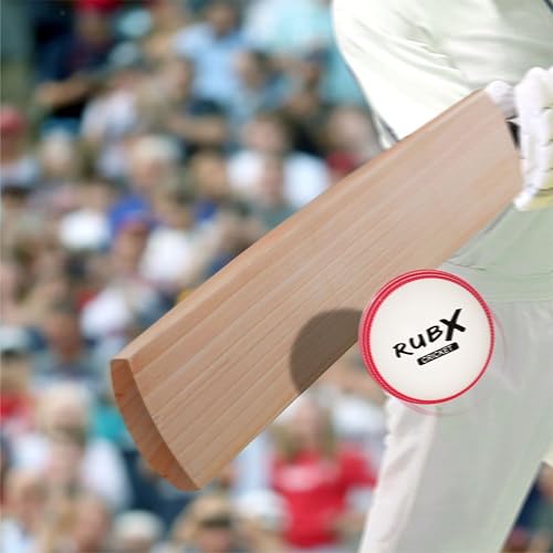 Image of RUBX PVC T-20 Plus Practice Cricket Wind Balls 110g - Pack of 3, (White), for Indoor & Outdoor, Street & Beach Cricket