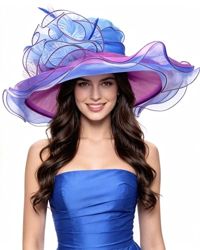Organza Derby fascinator hat for women
