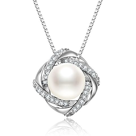J.Vénus Damen Schmuck, Damen Kette, 925 Sterling Silber mit 5A Zirkonia, Weihnachtsgeschenke, Allergenfrei Nickelfrei Cover