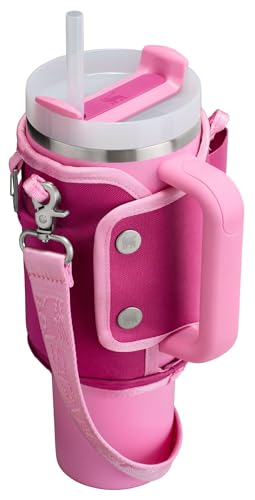 Image of STANLEY All Day Quencher Carry All for 40 oz Tumbler with Handle | Crossbody Bag with Phone Holder Pocket, Card Sleeve & Detachable Strap | Water Bottle Carrier Bag | BPA-Free |