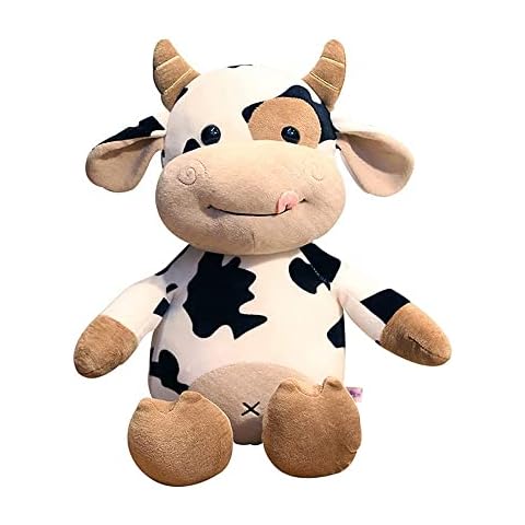 Kuh-Plüschtier, 40,6 cm, Plüschtier-Überwurf, Plüschkissen, weich, flauschig, umarmendes Kissen - Geschenk für jedes Alter und jeden Anlass Cover