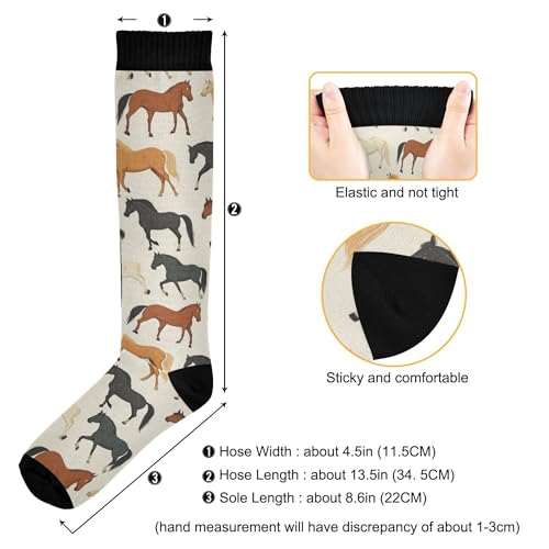 Image of Fisyme Socks for Women Men, Warm Comfort Athletic Crew Running Hiking Cycling Compression Socks