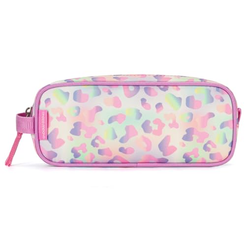 Image of Choco Mocha Kids Pencil Case for Boys, Soft Zipper Pencil Pouch for Boys, Kids Pencil Case for School Lightning Pencil Bag for Toddler Boy, Black