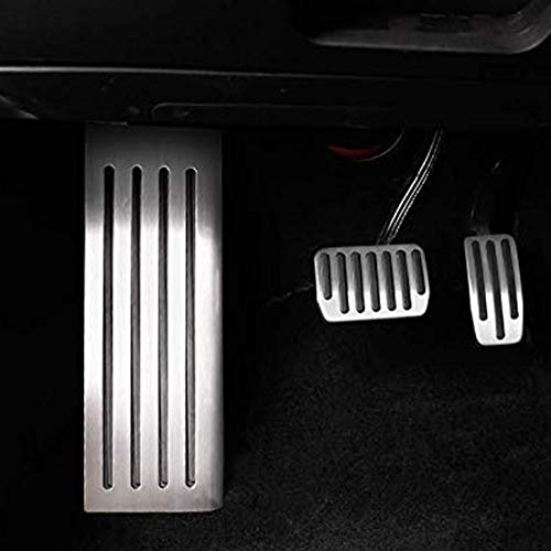 Yorten Conjunto de almofadas de pedal antiderrapante e acelerador e apoio para os pés compatível com