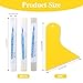 Aphohome 3 - Pack White Wood Repair Crayons, Hard Wax Filler Kit with Scraper for Furniture Scratches, Floors & Cabinets (100×11mm) (pure white, ivory white, white - iron)