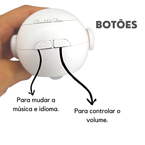 Sensor Detector Presença Segurança Sonoro Voz Alerta Loja