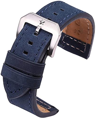 Bracelet de montre en cuir 24mm pour montre femme et homme ceinture boucle