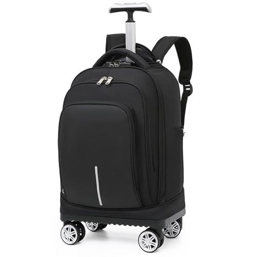 Boniffyy Sac Dos roulettes 18 Pouces avec 2 Roues, Grande Capacité avec Cadenas à Combinaison, 2...