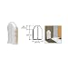 CRL White Door Jamb Dust Pads - 10 Pack