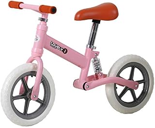 HOMCOM 12" Kids Balance Bike No Pedal Bicycle EVA Tire Adjustable Seat Toddler Training Bike W/Shock Absorber 2-5 Years Gift for Boys Girls