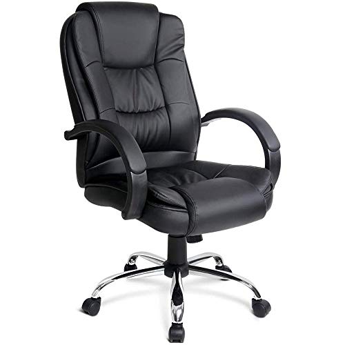 Cadeira Giratória Para Escritório Confort Office F03 Preto - Lyam Decor