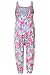 Vieille Summer Outfits for Toddler Girls 5T 6T Jumpsuit Sleeveless Pink Floral Rompers Clothes Harem Pants for 5-6 Years Old Kids