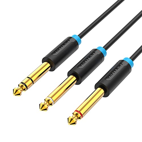 Cabo Audio Macho P10 Estereo Para 2 P10 Mono Dj 2m Vention