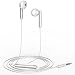 Huawei Earphone AM116 Half in-Ear Headphones with Remote Wire Control and Microphone Foldable Lightweight Earbuds Crystal Clear Audio Stereo Huawei Headsets