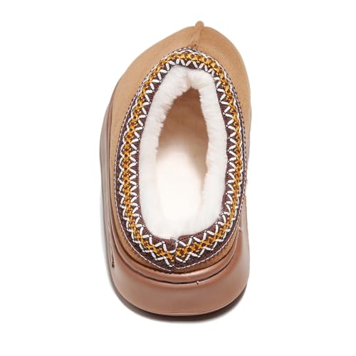 FAYUEKEY Womens Fuzzy Slippers Memory Foam House Bedroom Fluffy Trendy Gift Cloud Shoes3