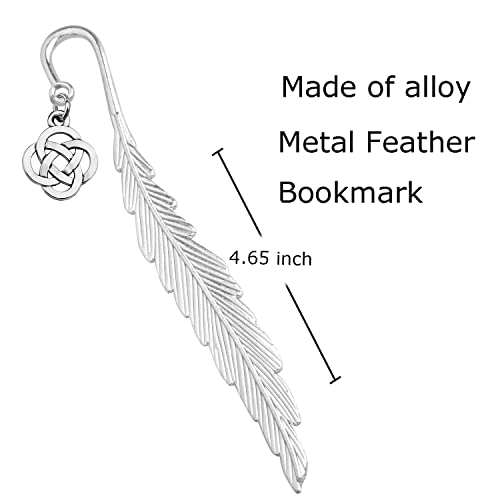 Celtic Knot Bookmark Readers Book Nerd Bookmark Irish Blessing Gifts For Friend Family Bookworm Gifts (Silver) #TOP3
