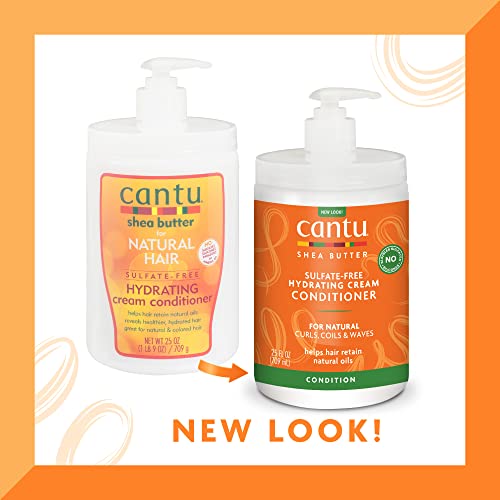 Cantu Sulfate-Free Hydrating Cream Conditioner With Shea Butter For Natural Hair, 25 Fl Oz (Packaging May Vary) #TOP2