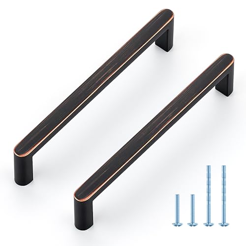 JOY DECOR Oil Rubbed Bronze Cabinet Pulls Cabinet Handles, 5 Inch, 10 Pack