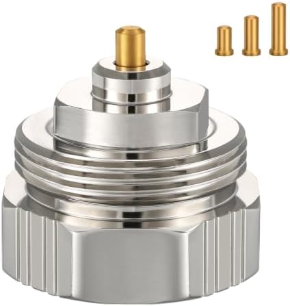Ancable Heizkörperadapter M30x1.0 auf M30x1.5 für Oventrop Ventile 1011445 - Thermostatventil Feingewinde Adapter für Thermostat/Heizungsventil (1 Stück)