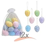 XXL Ostereierset Pastellfarben - ideal geeignet als Osterdekoration