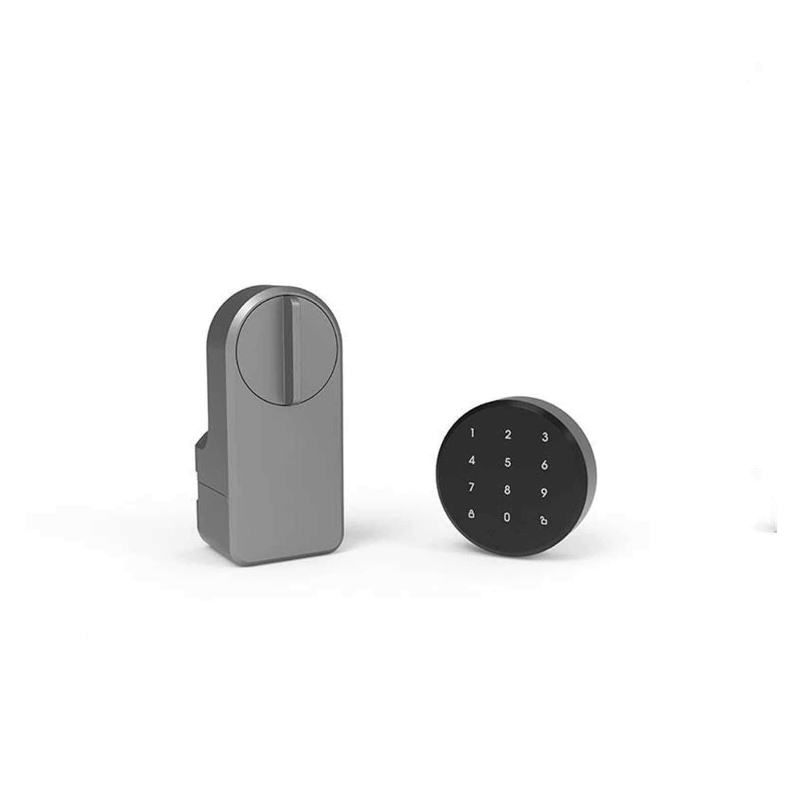 CVFRDD Smart Door Knob, Smart Door Lock Digital Password Bluetooth-compatible Intelligent Sticker Installation Tuya Electronic Keyless Entry Door Handle(Lock password)