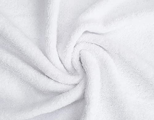 Delara Organic Cotton Luxuriously Plush Washcloths Pack of 6 | GOTS & Oeko-TEX Certified | Premium Quality Face Towels | Feather Touch Technology|650 GSM Long Staple|Soft, Quick Dry & Ultra-Absorbent by Delara - Image 3
