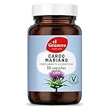 El Granero Integral - Cardo Mariano - 550 Mg - 90 Cápsulas - Elaborado a Base de Polvo y Extracto de Semillas de Cardo Mariano - Ayuda a Mantener la Correcta Salud del Hígado