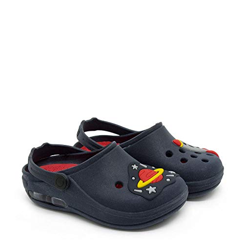 Sandália Com Led Infantil Masculina Luelua 16021 Marinho