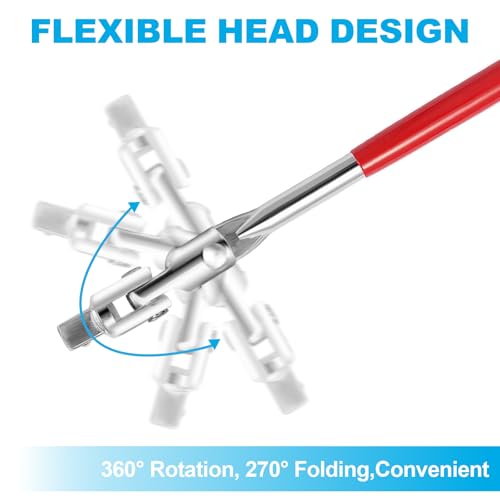 image for pwkauka 3Pcs Spark Plug Socket Wrench Set T-Handle, Universal 5/8