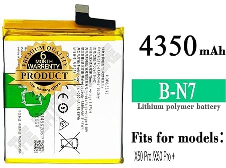 Image of Original B-N7 Battery for Vivo X50 Pro Plus 4350mAh /16.83WH3.87V Battery with 6 Months warrenty **** (G00113)