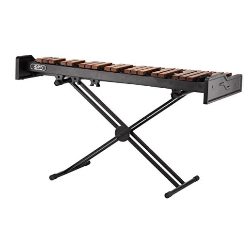 Adams Academy AXLD35 3.0 Oct. Light Rosewood Xylophone with X-Style Height Adjustable Stand