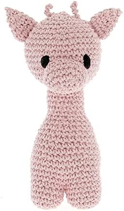 Hoooked Ziggy Giraffe Kit W/Eco Barbante Yarn-Blossom image 3