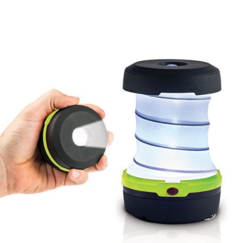 Magneto Travel Light, Bright and Powerful Pop-Up Lantern with Palm Sized LED Torch