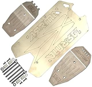 1/10 SENTON 4X4 V3 3S BLX ARA4303V3 Upgrade Parts Stainless Steel Main Chassis With Bumper (Laser Version) - 24Pc Set