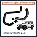 Lisnhlin 55111395AE 55111394AC Radiator Coolant Hose Replacement for Jeep Wrangler 2012-2017 for Wrangler JK 2018 Upper and Lower Cooling Outlet Pipe