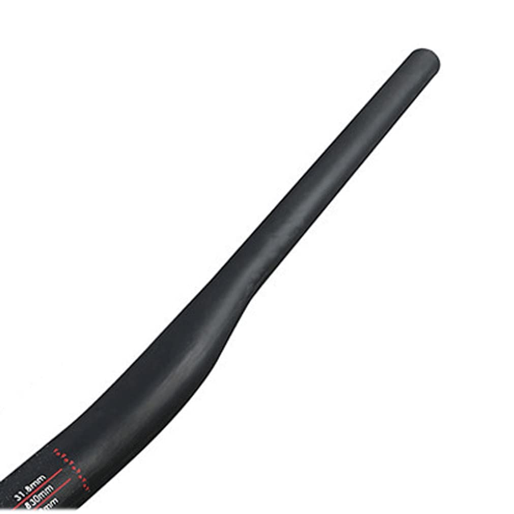 Guidon VTT Carbone 31.8mm VTT Guidon Plat 720/740/760/780/800/820mm Barres Extra Longues for La Conduite DH/XC/AM/FR (Size : 800mm)