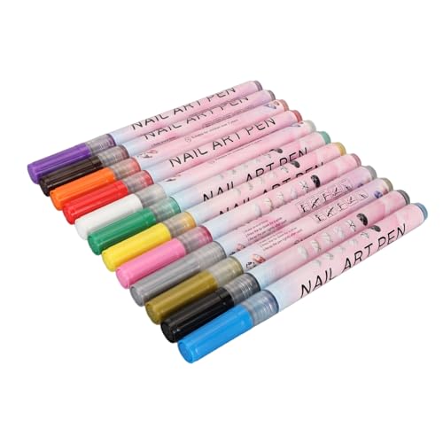 Ferramentas de Pintura Caneta de Esmalte de Secagem Rápida Caneta de Pintura de Arte de Unha Com Pon