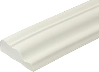 Flexible Molding Trim Wall Trim,16.4 Feet Peel and Stick Baseboard Molding Trim Crown Molding Ceiling Molding for Bathroom, Wall Edge, Tile, Mirror Frame, Home Decor (Creamy White)