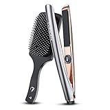 【Tope de tiempo】 FURIDEN Plancha Pelo con calentador de metal cerámico (MCH) avanzado, sólo tarda 15 segundos en calentarse y distribuye uniformemente el calor, por lo que se necesitan menos pasos en tu precioso pelo. Plancha Pelo reduce significativamente el tiempo de estilizado.