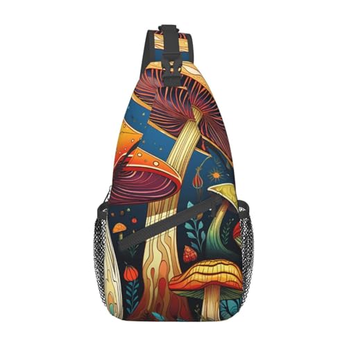 Sac de poitrine champignon doré pour ranger vos affaires en voyage sans encombre