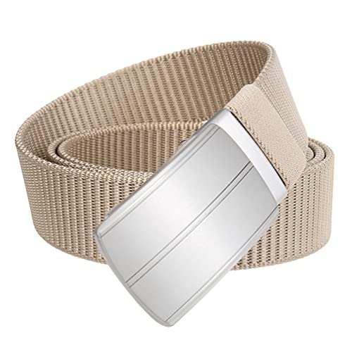 Clothing Accessories New Cotton Canvas Belts Casual All Over Jeans Belt for Unisex (Color : Beige, Size : 120 cm) (Multi colored)3