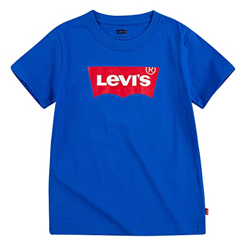 Levi's Big Boys' Classic Batwing T-Shirt, Princess Blue, L