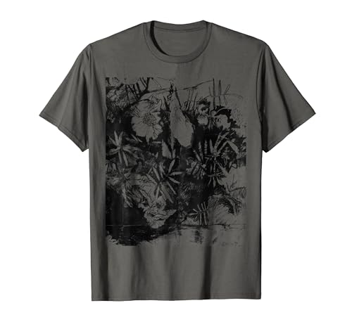 Masha Neverova - Garden_Papier et dessin au fusain T-Shirt