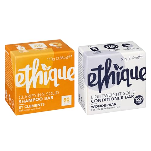 Ethique Goodbye Grease Shampoo & Conditioner Bar Set