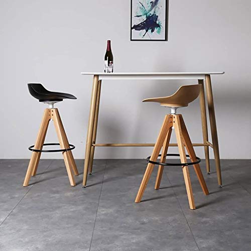 Jbdda Nordic Light Luxury Bar Chair Simple Net Red Bar Stool Front Desk Cafe Restaurant Leisure Back High Stool (Color : D) #TOP3