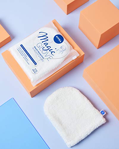 NIVEA Magic Glove Waschhandschuh für Gesicht und Augen, für die Gesichtsreinigung ohne Waschgel oder Seife… - Image 4