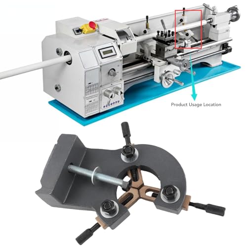 Soporte Estabilizador Metálico para Torno Mini Lathe miniatura 3