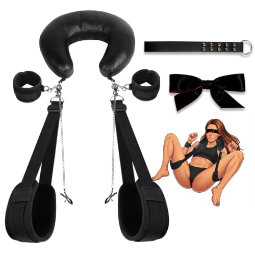 Bondage Sex Restraints with Comfortable & Supportive Silk-Filled Pillow